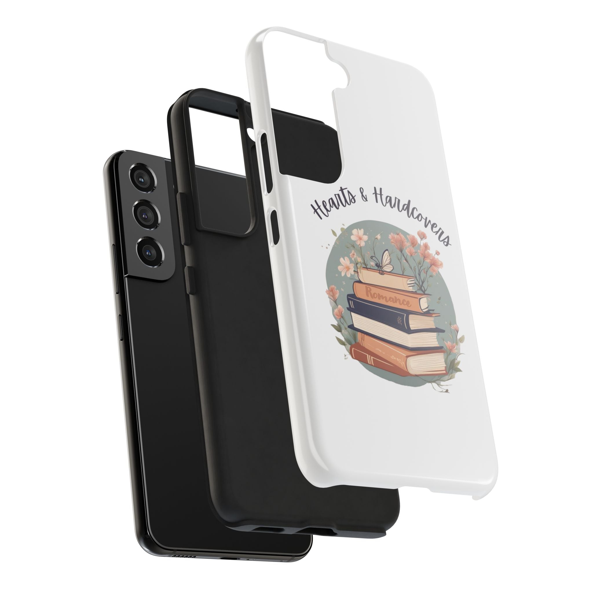 Hearts & Hardcovers Logo Phone Case