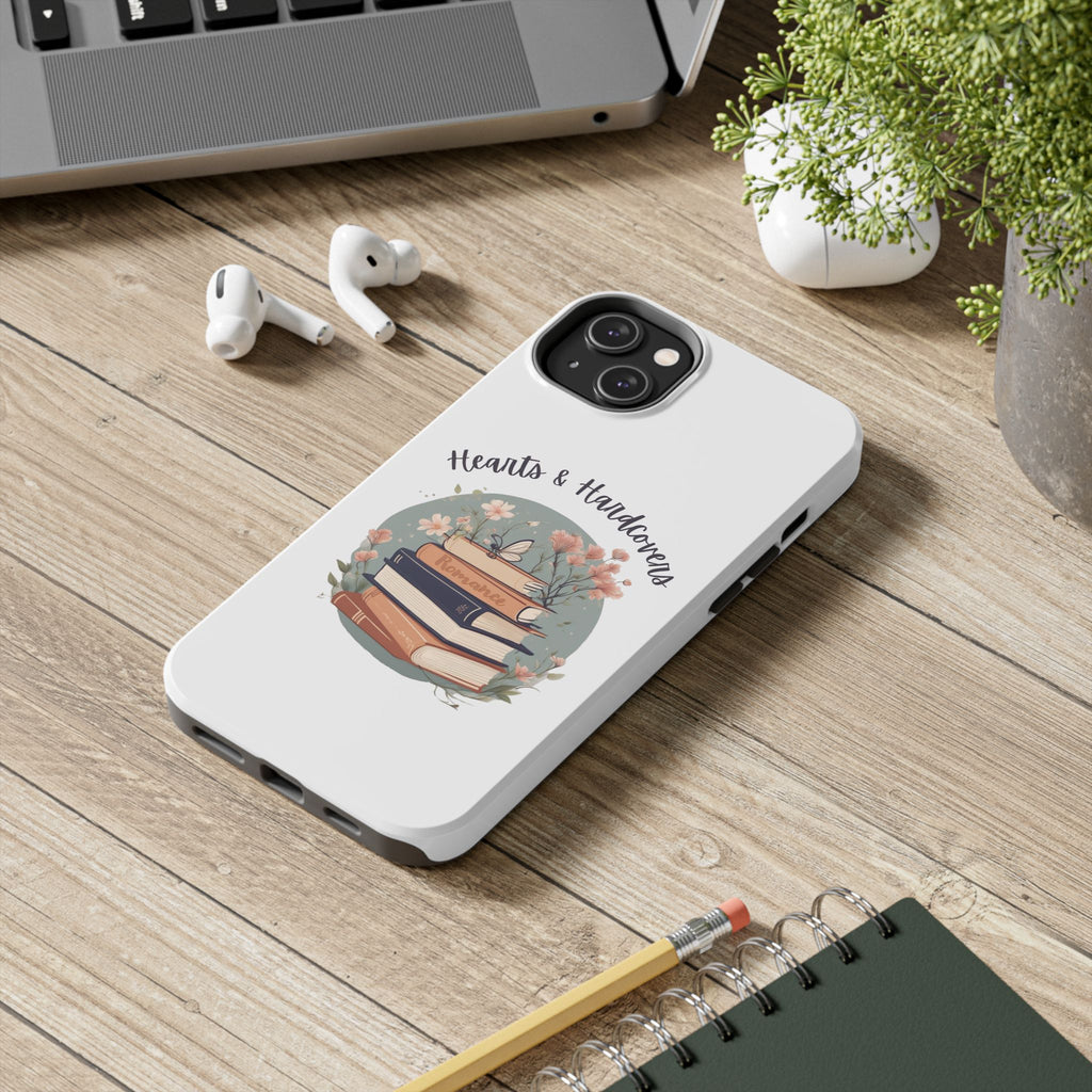 Hearts & Hardcovers Logo Phone Case