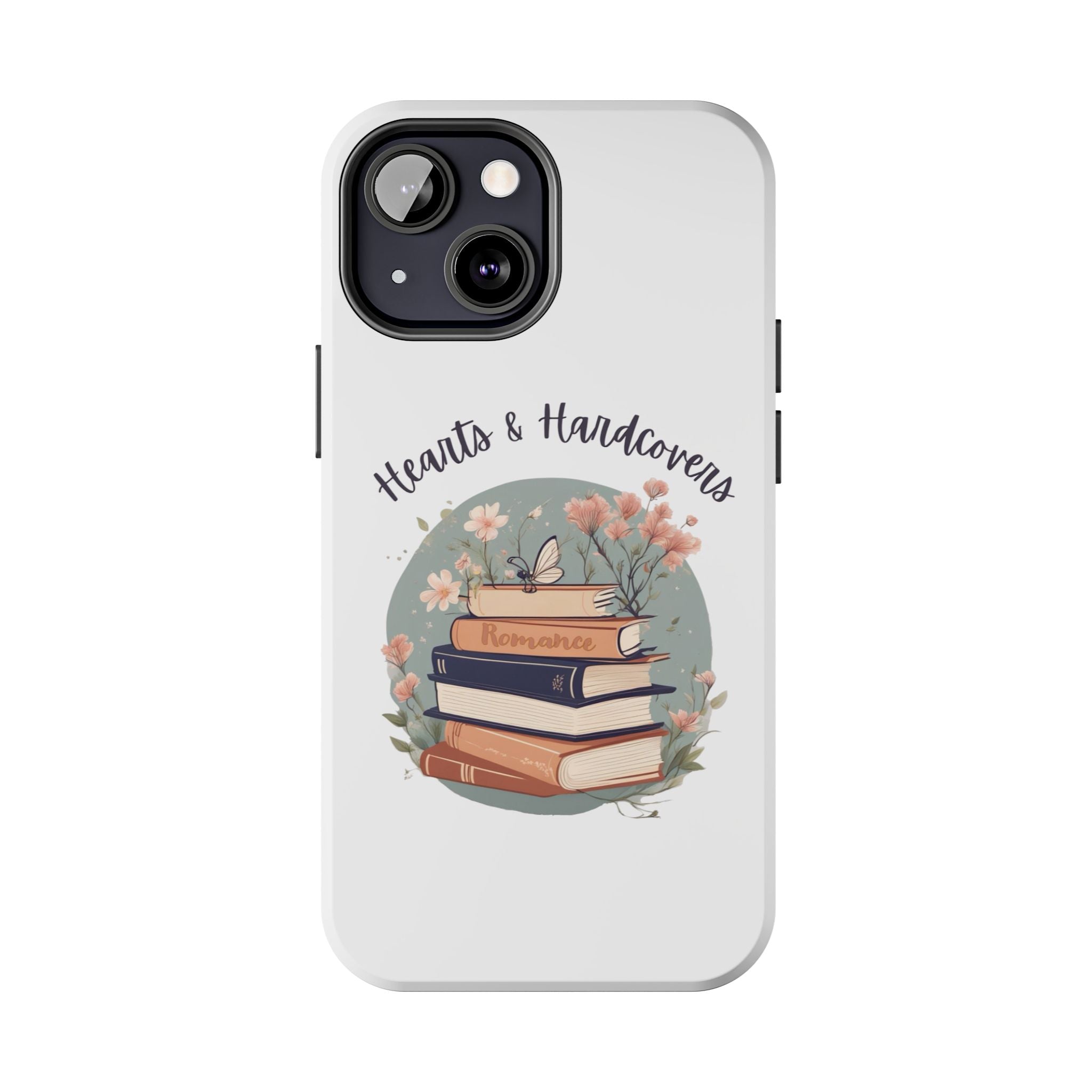 Hearts & Hardcovers Logo Phone Case