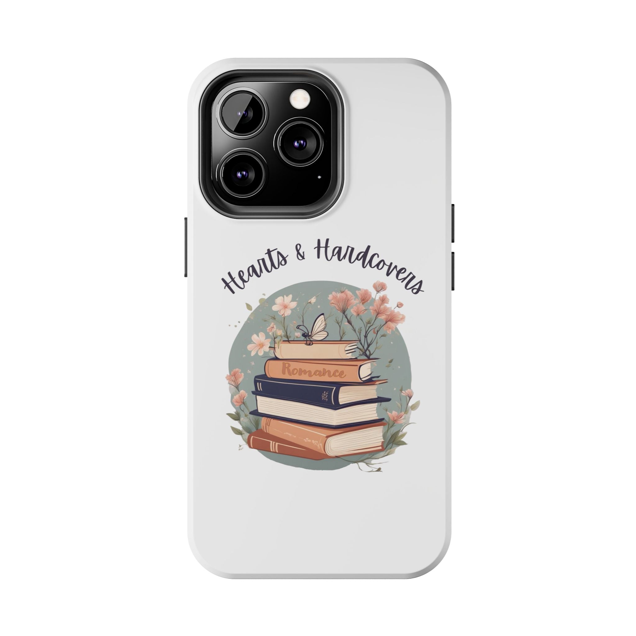 Hearts & Hardcovers Logo Phone Case
