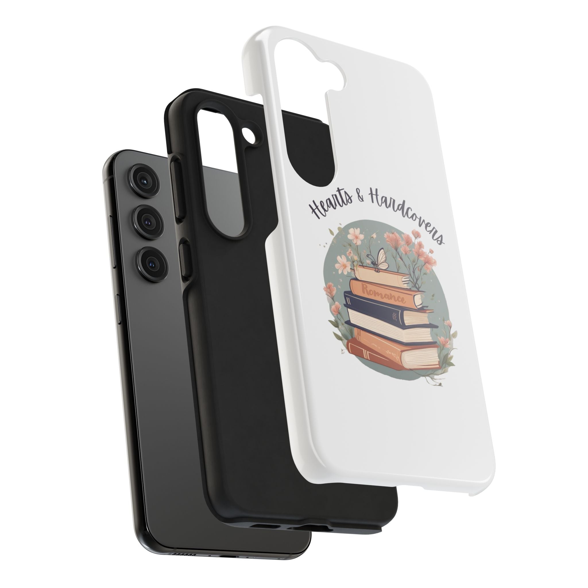 Hearts & Hardcovers Logo Phone Case