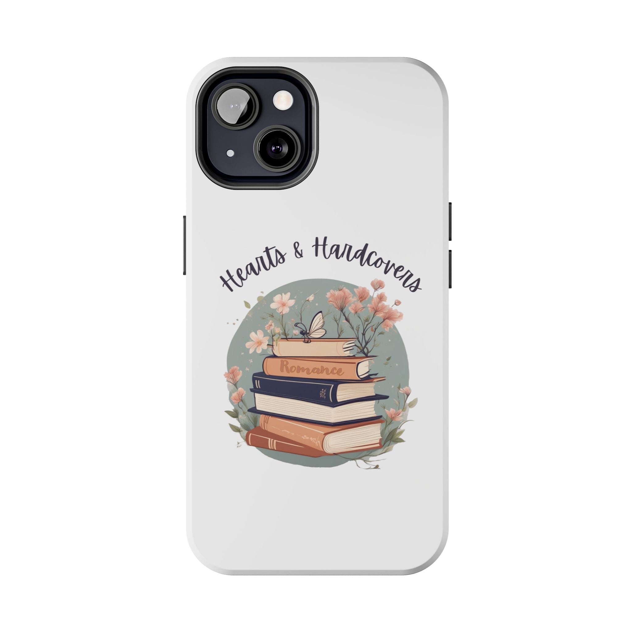 Hearts & Hardcovers Logo Phone Case