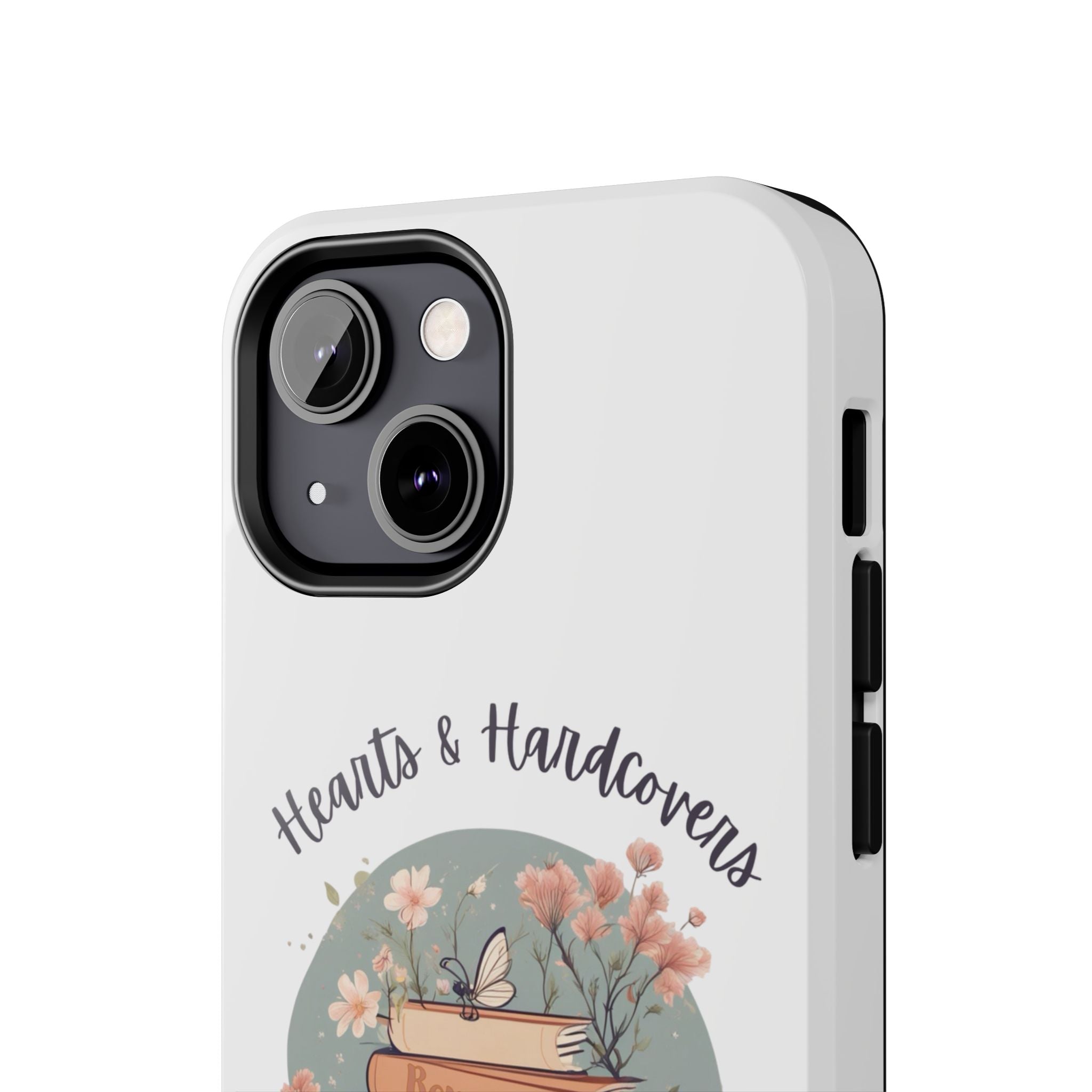 Hearts & Hardcovers Logo Phone Case