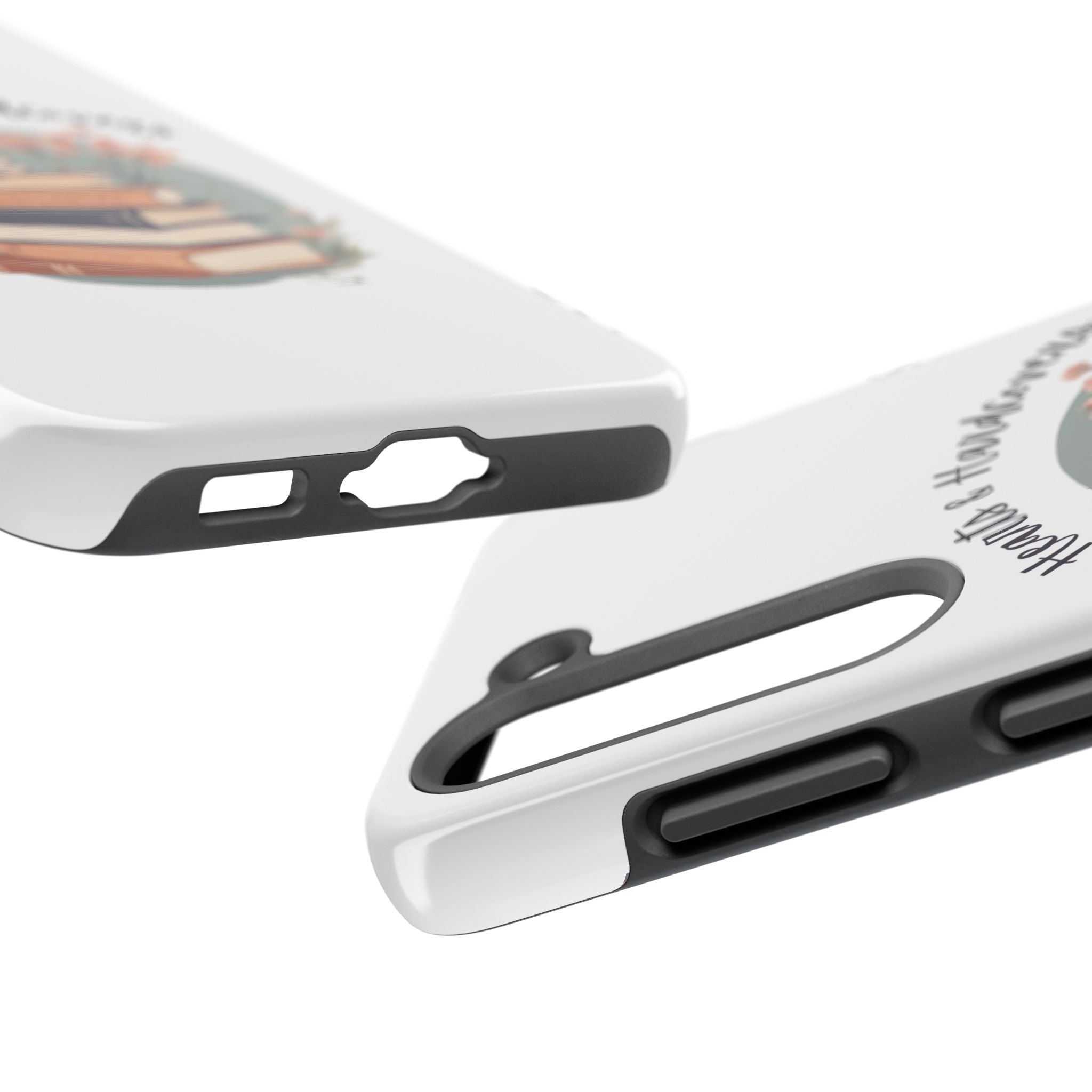 Hearts & Hardcovers Logo Phone Case