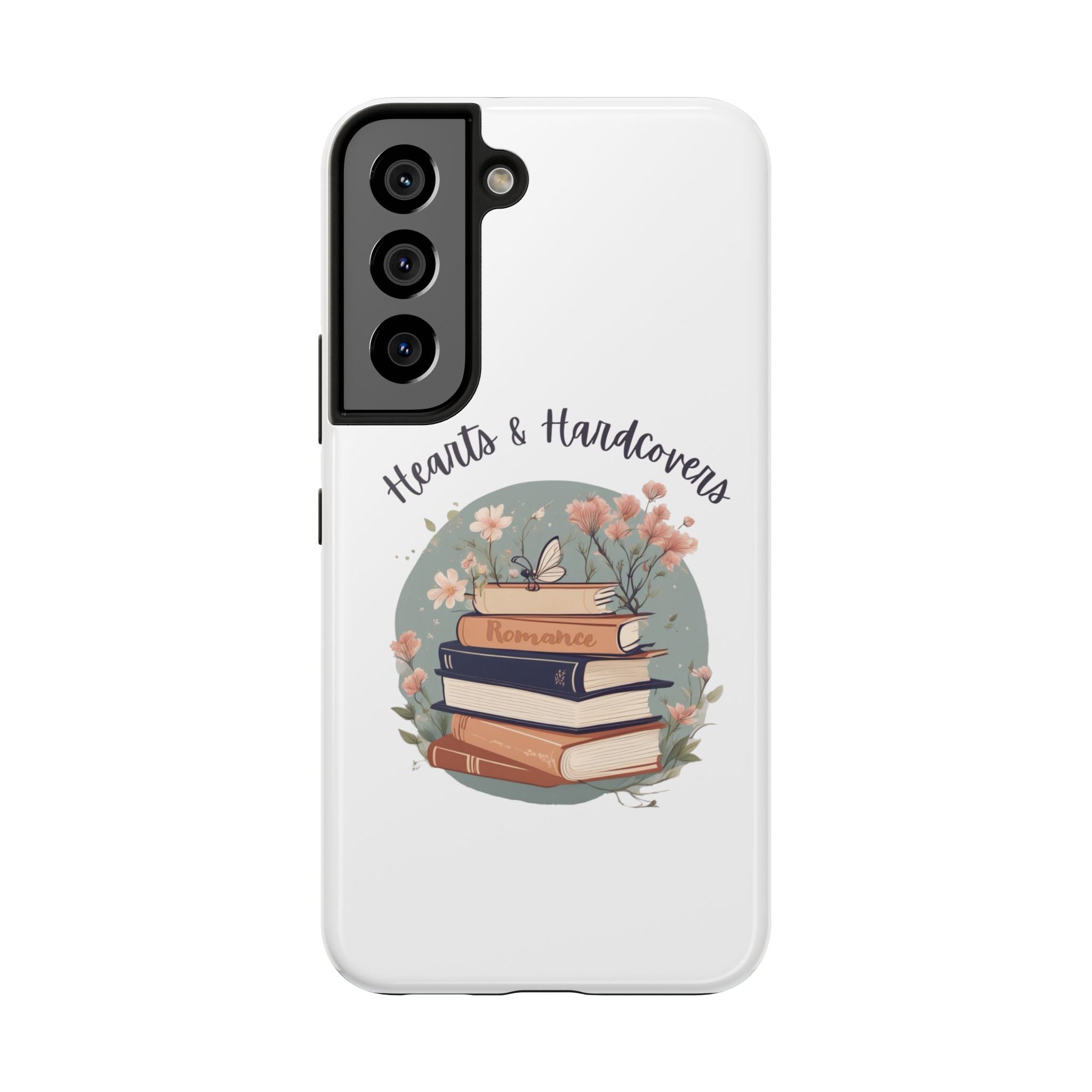 Hearts & Hardcovers Logo Phone Case