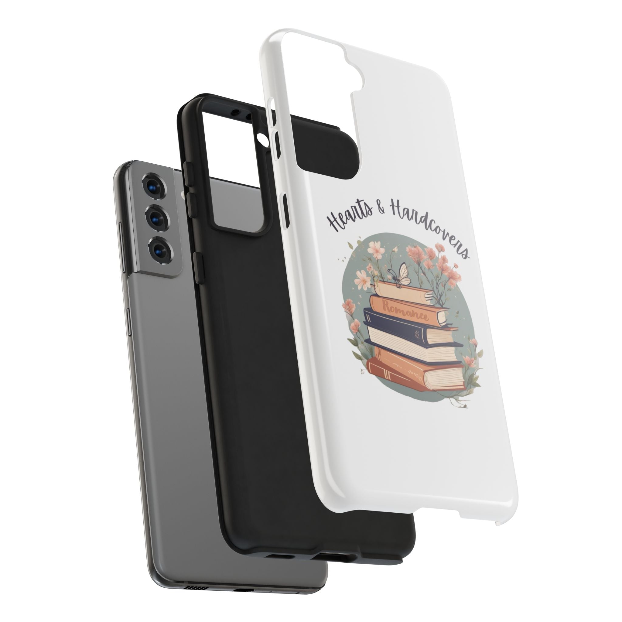 Hearts & Hardcovers Logo Phone Case
