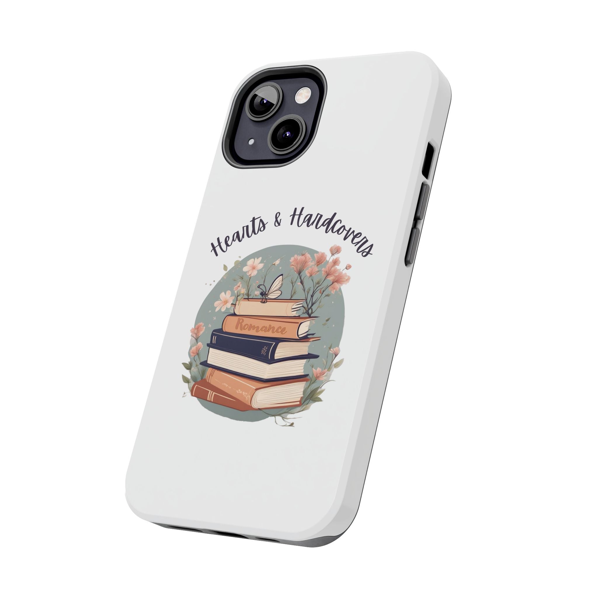 Hearts & Hardcovers Logo Phone Case