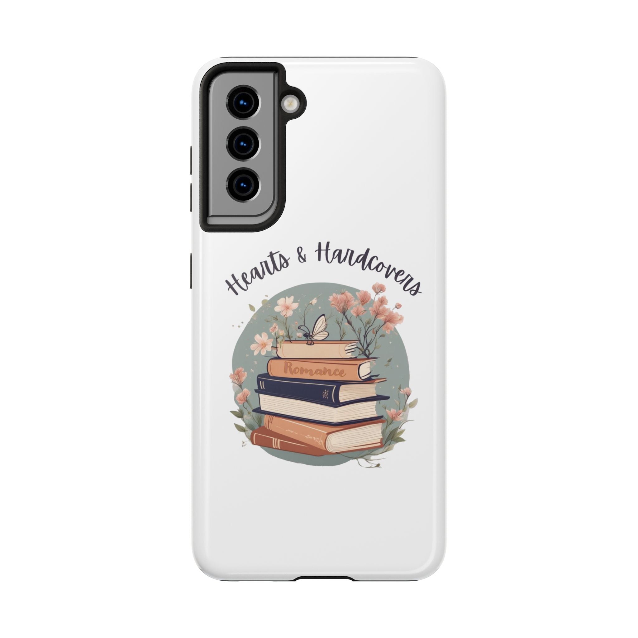 Hearts & Hardcovers Logo Phone Case