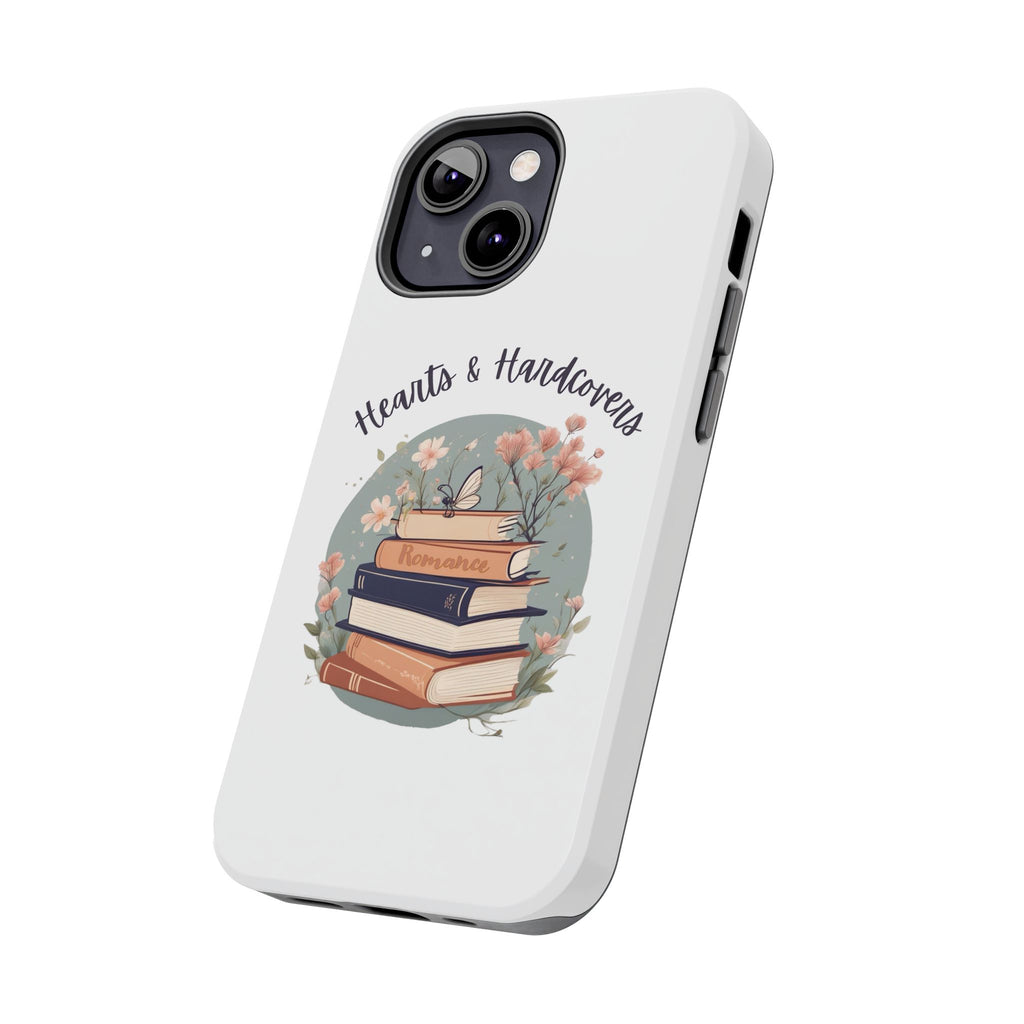 Hearts & Hardcovers Logo Phone Case
