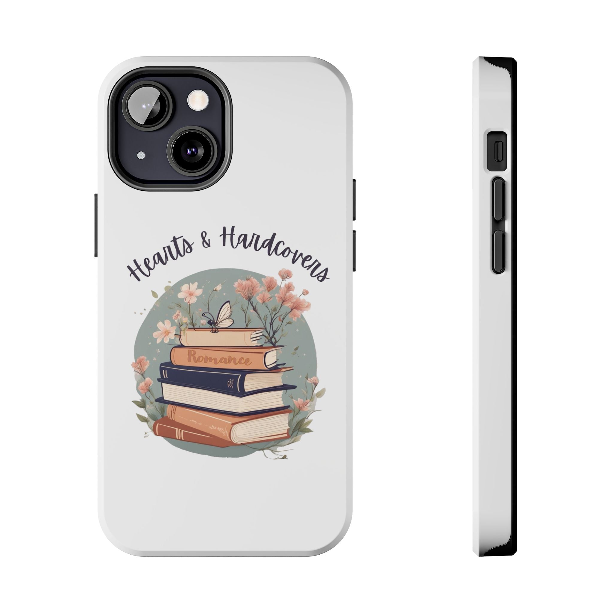 Hearts & Hardcovers Logo Phone Case
