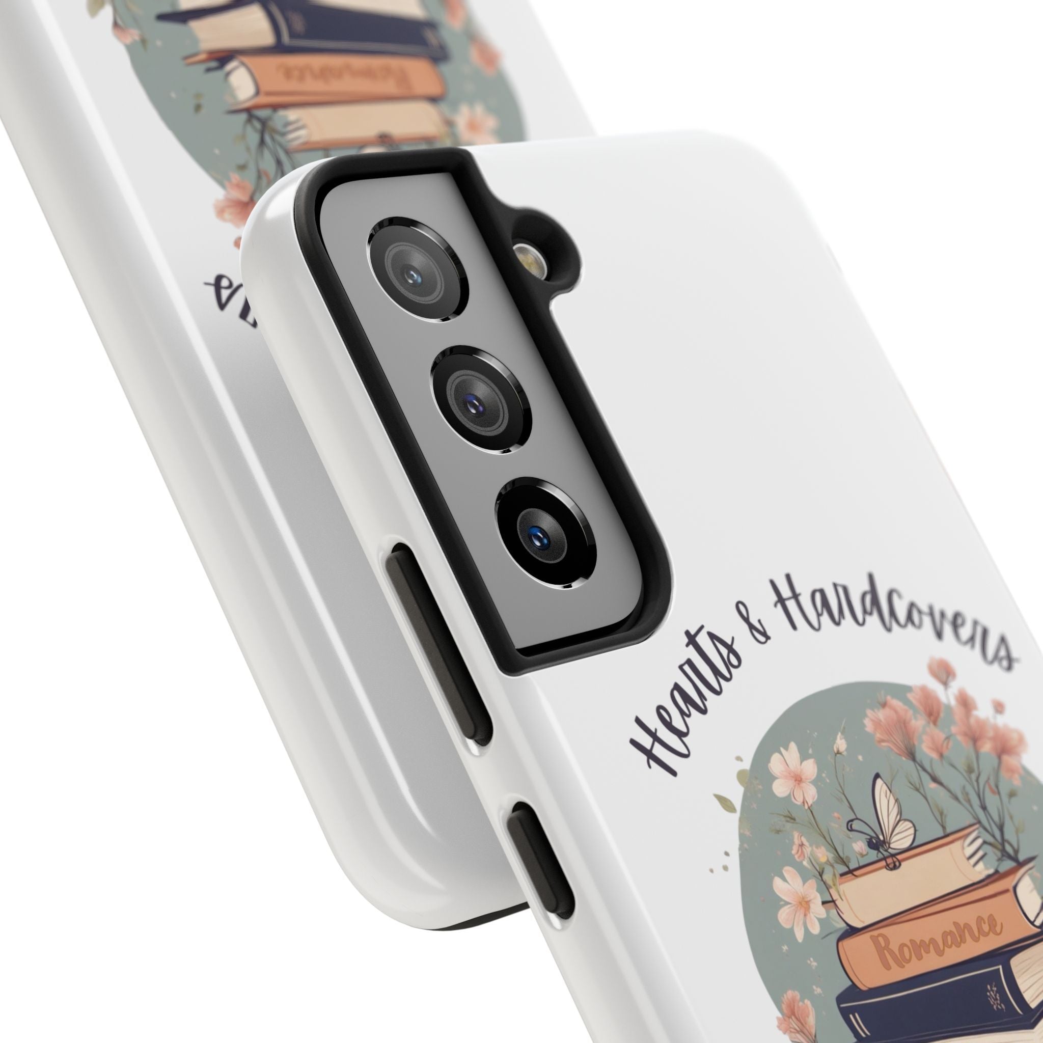 Hearts & Hardcovers Logo Phone Case