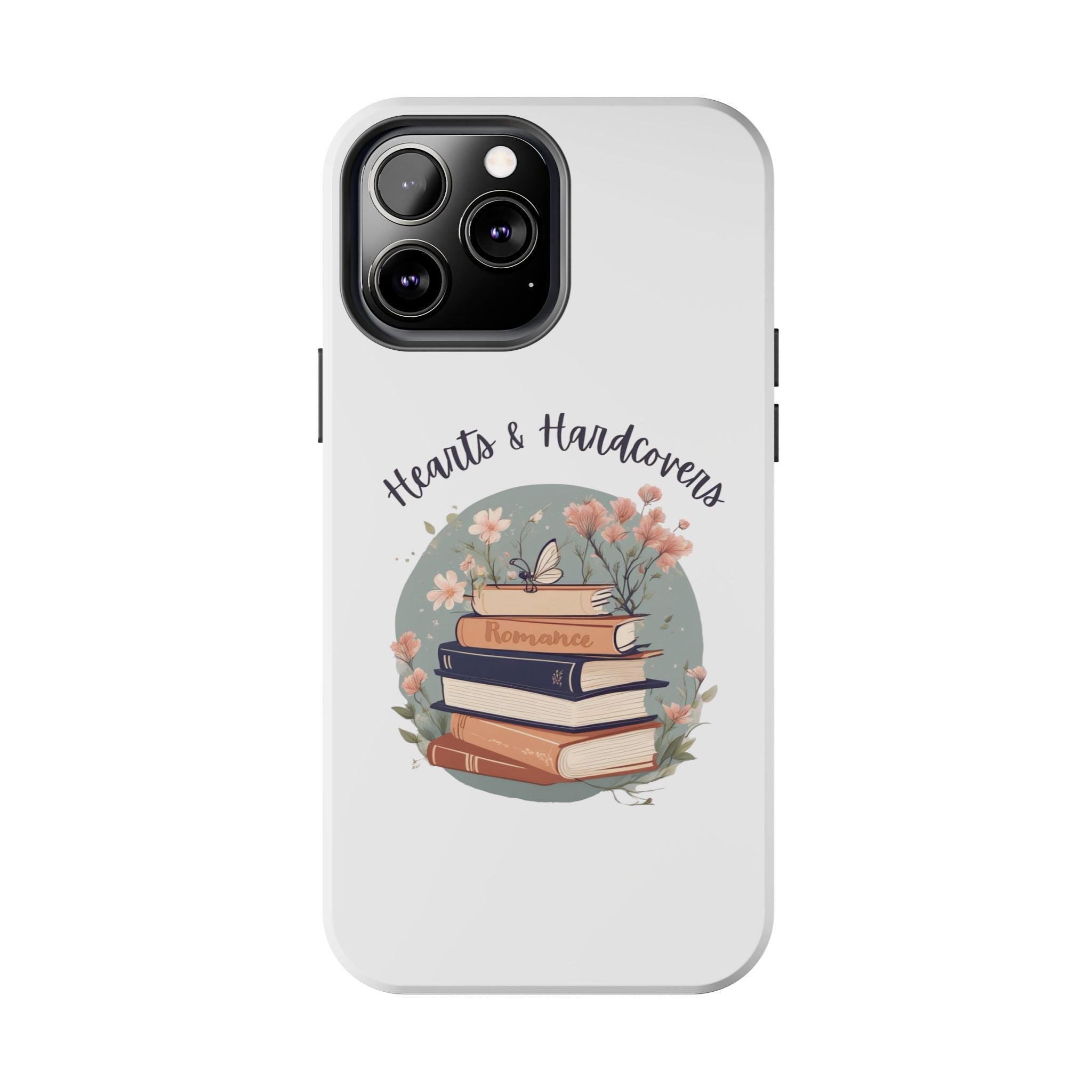Hearts & Hardcovers Logo Phone Case