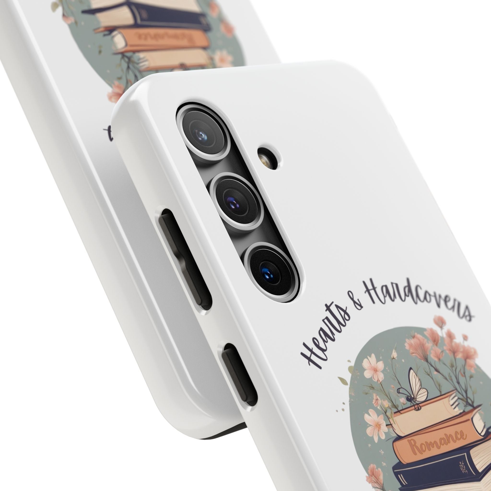 Hearts & Hardcovers Logo Phone Case