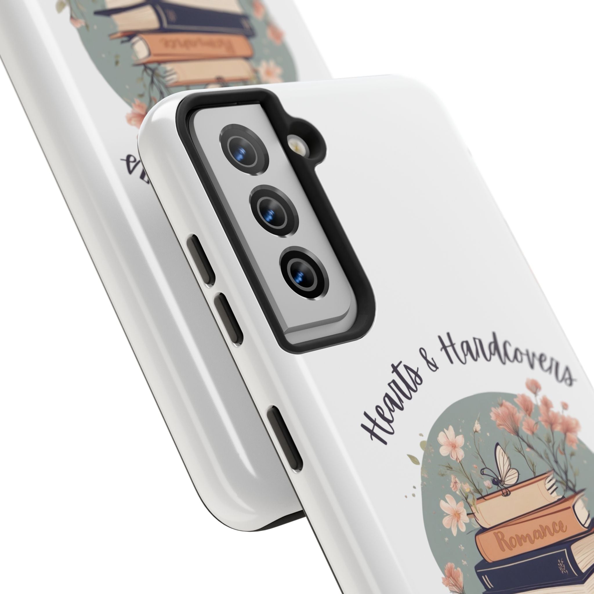 Hearts & Hardcovers Logo Phone Case
