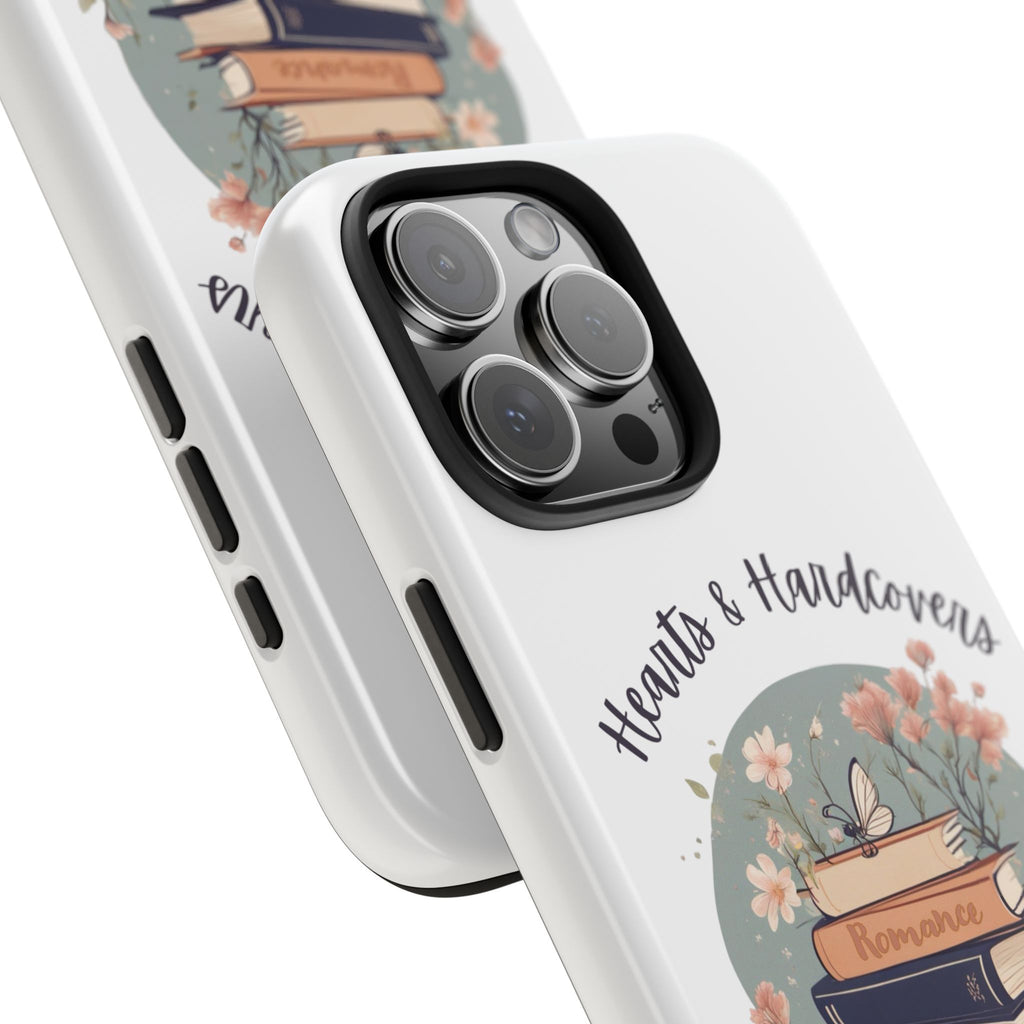 Hearts & Hardcovers Logo Phone Case