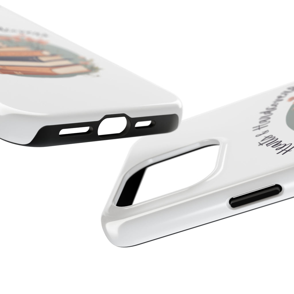 Hearts & Hardcovers Logo Phone Case