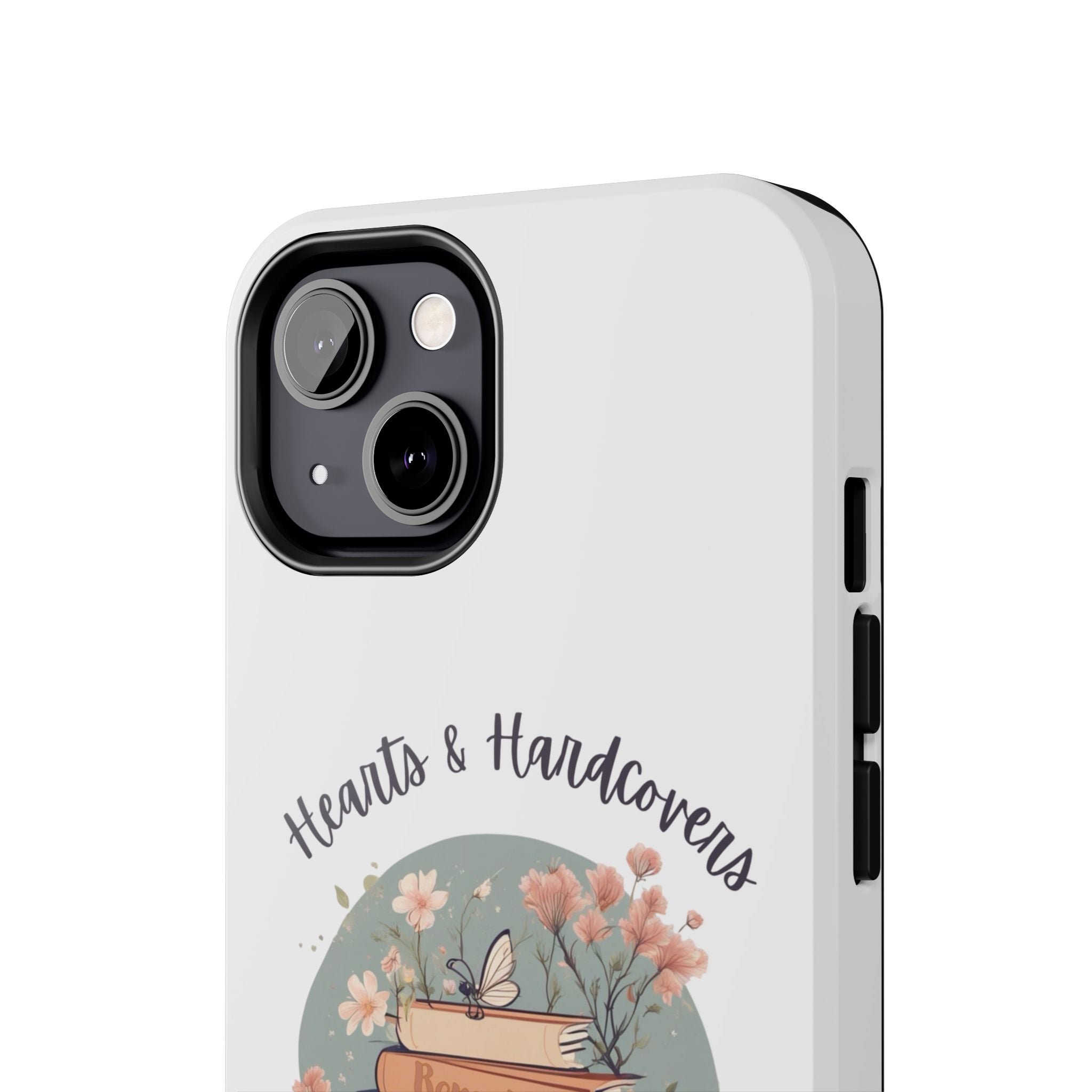 Hearts & Hardcovers Logo Phone Case