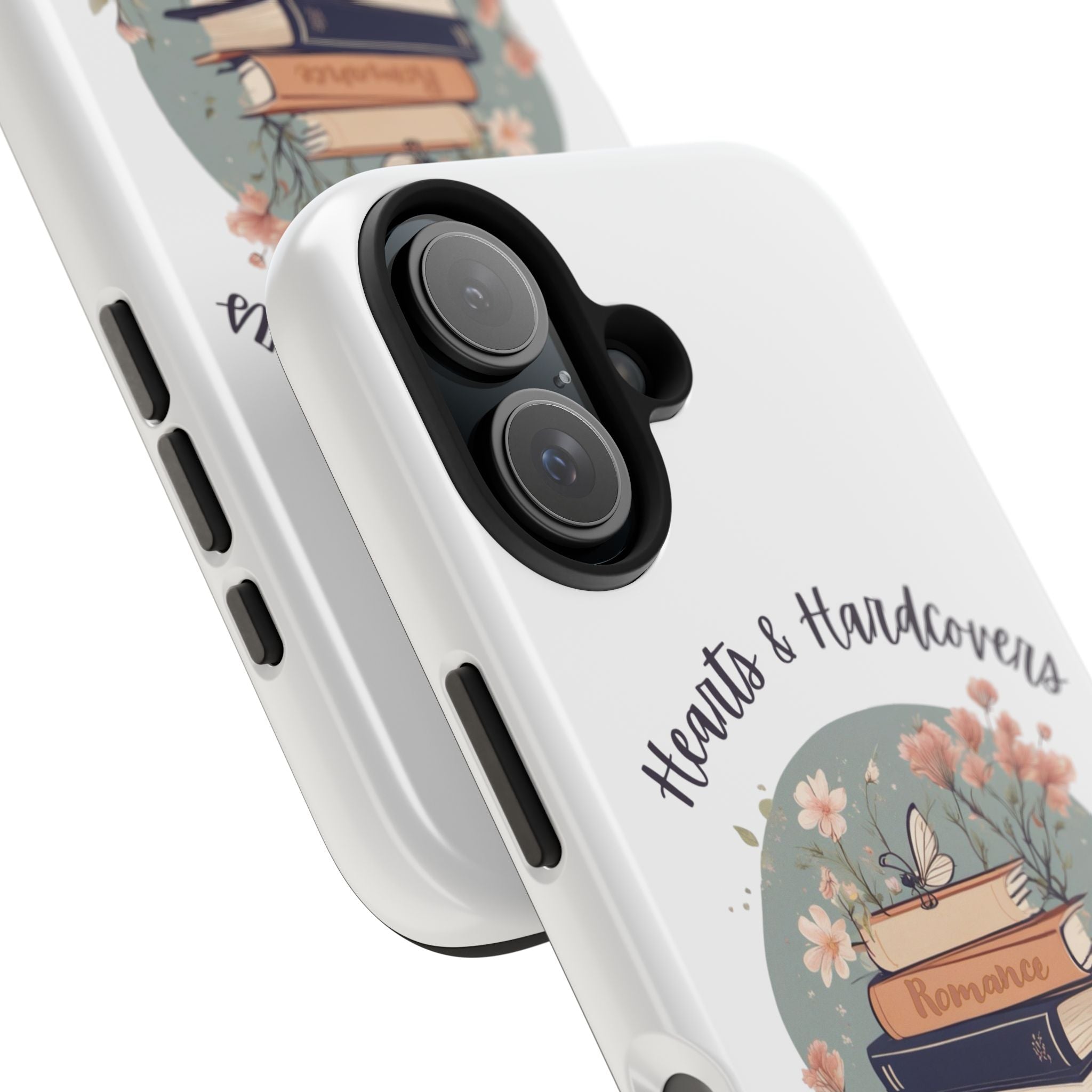 Hearts & Hardcovers Logo Phone Case
