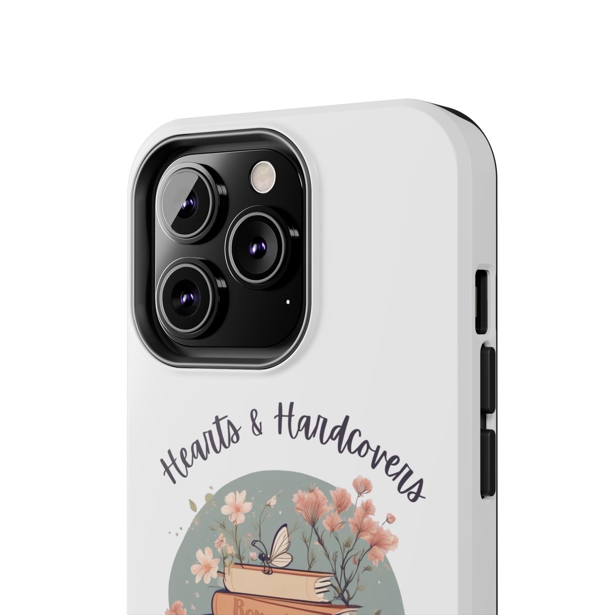 Hearts & Hardcovers Logo Phone Case