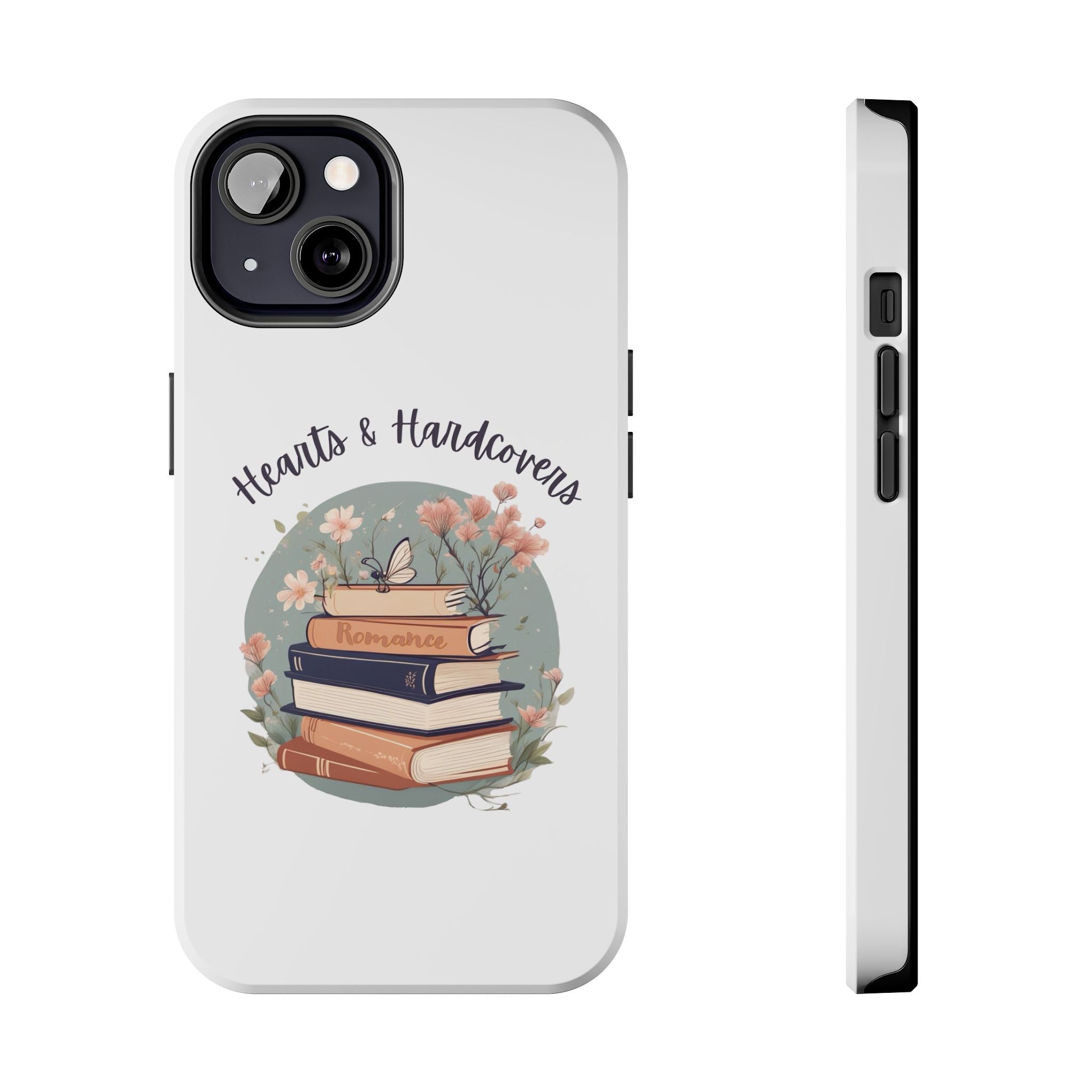 Hearts & Hardcovers Logo Phone Case