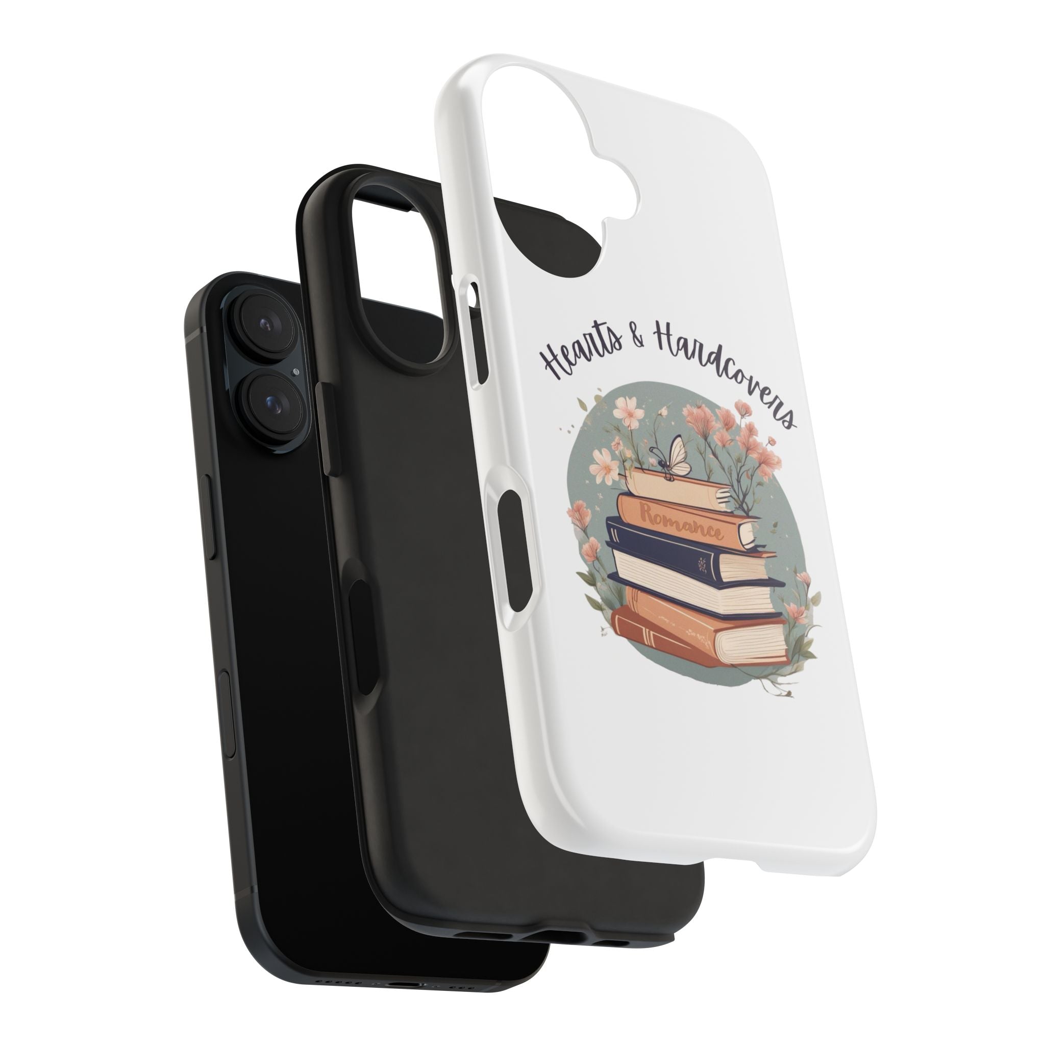 Hearts & Hardcovers Logo Phone Case