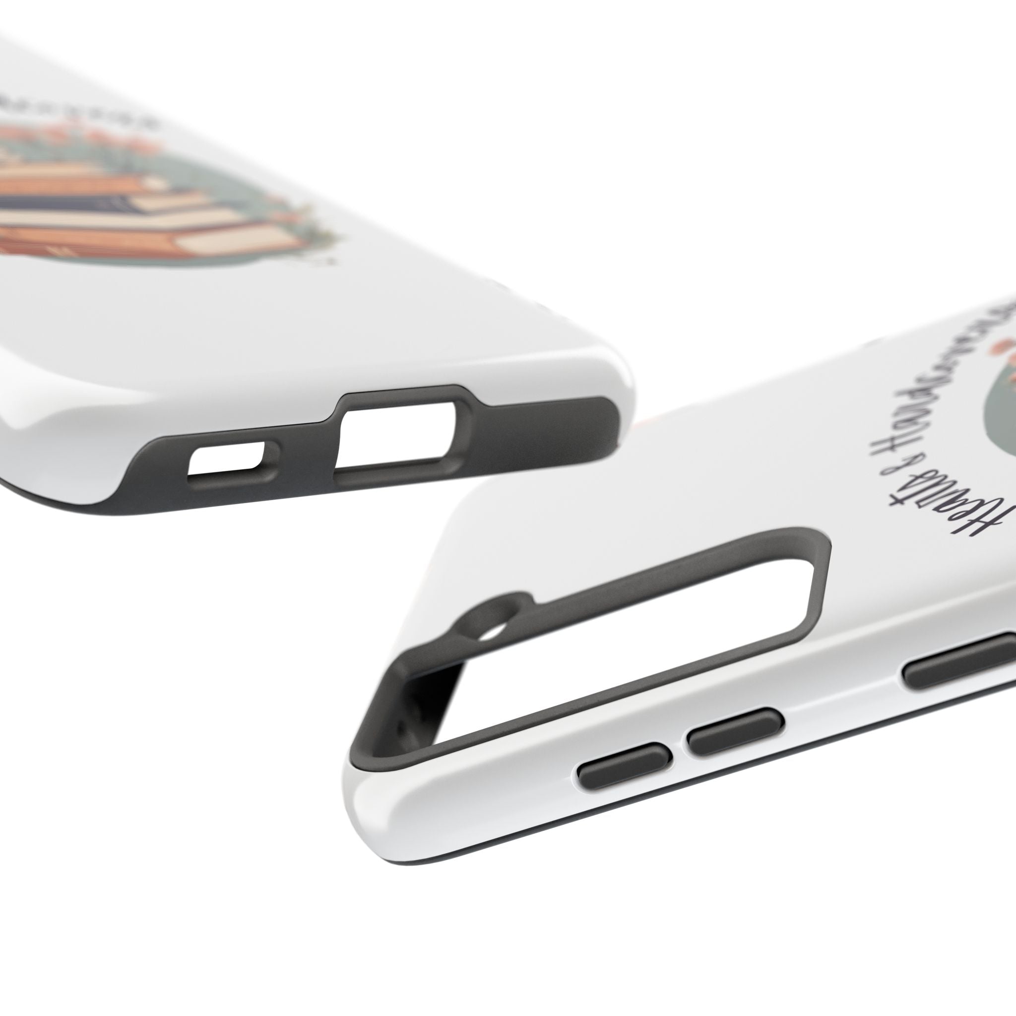 Hearts & Hardcovers Logo Phone Case