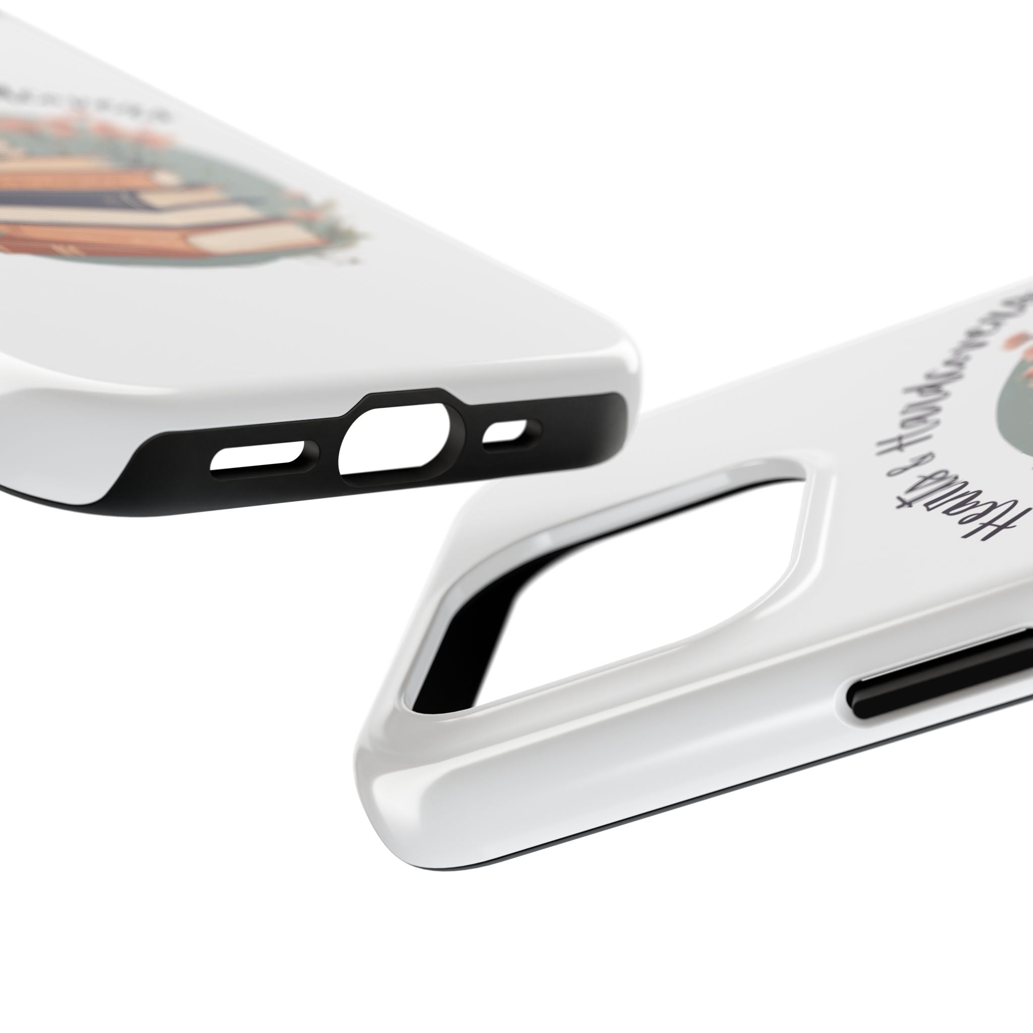 Hearts & Hardcovers Logo Phone Case