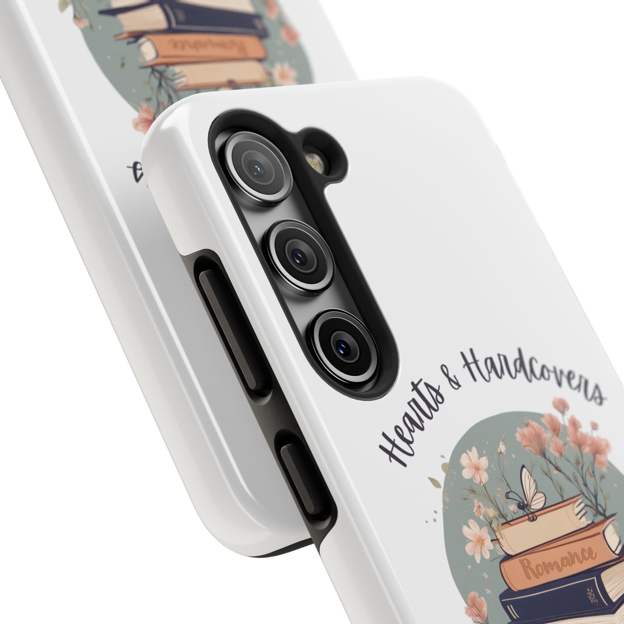 Hearts & Hardcovers Logo Phone Case
