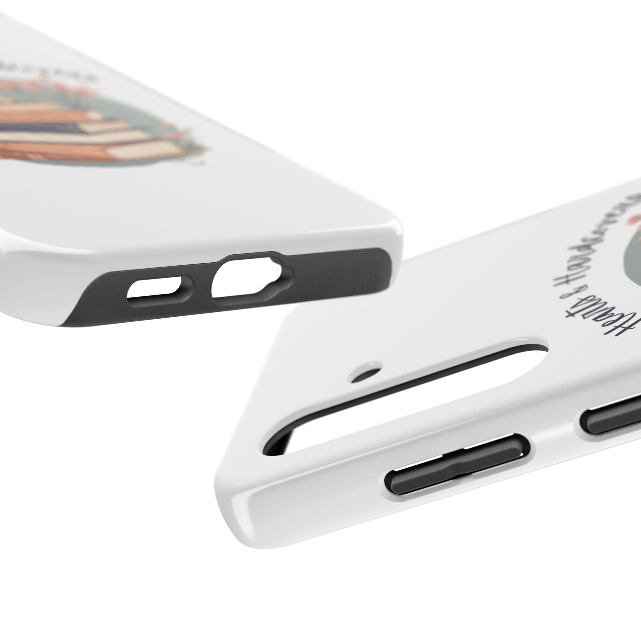 Hearts & Hardcovers Logo Phone Case