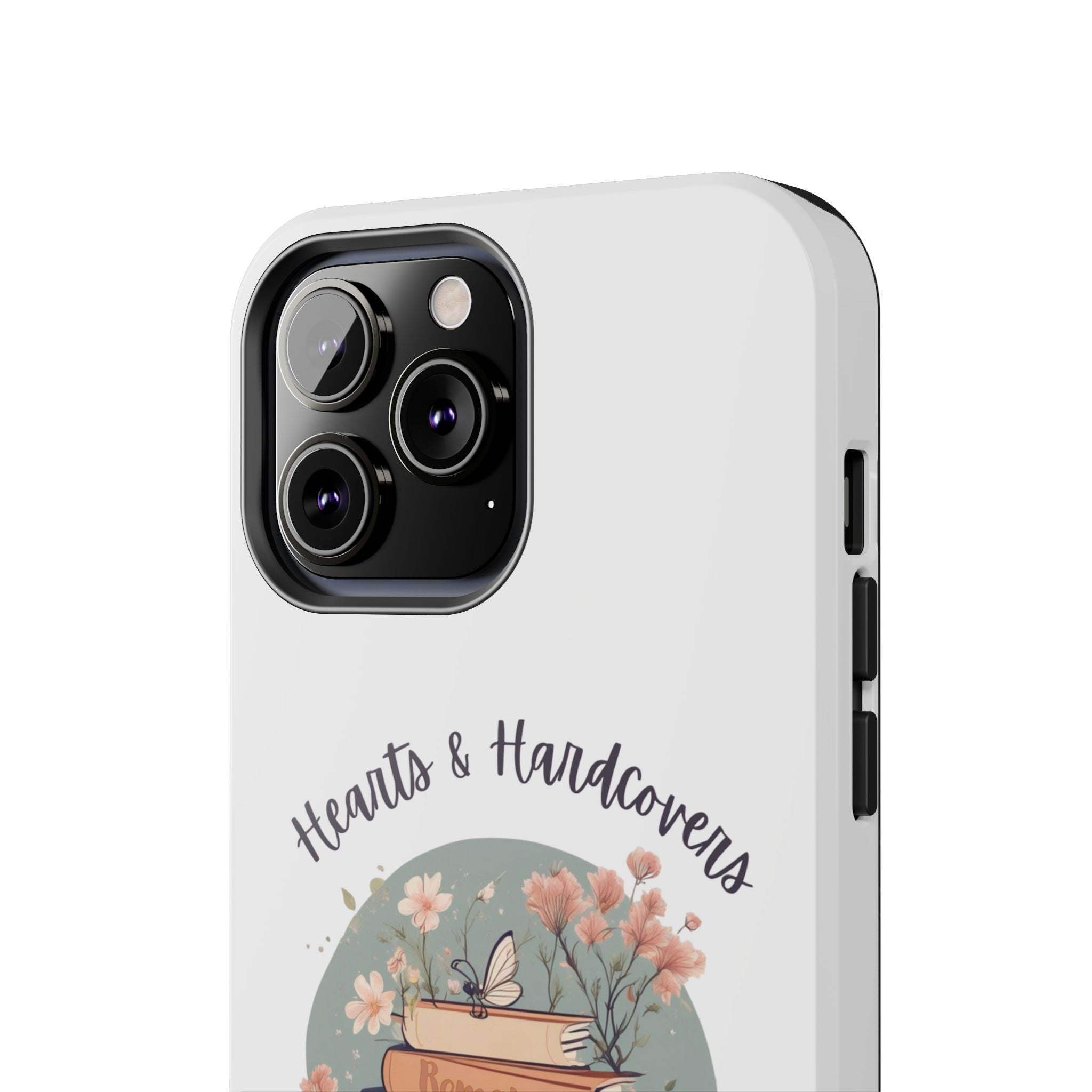 Hearts & Hardcovers Logo Phone Case