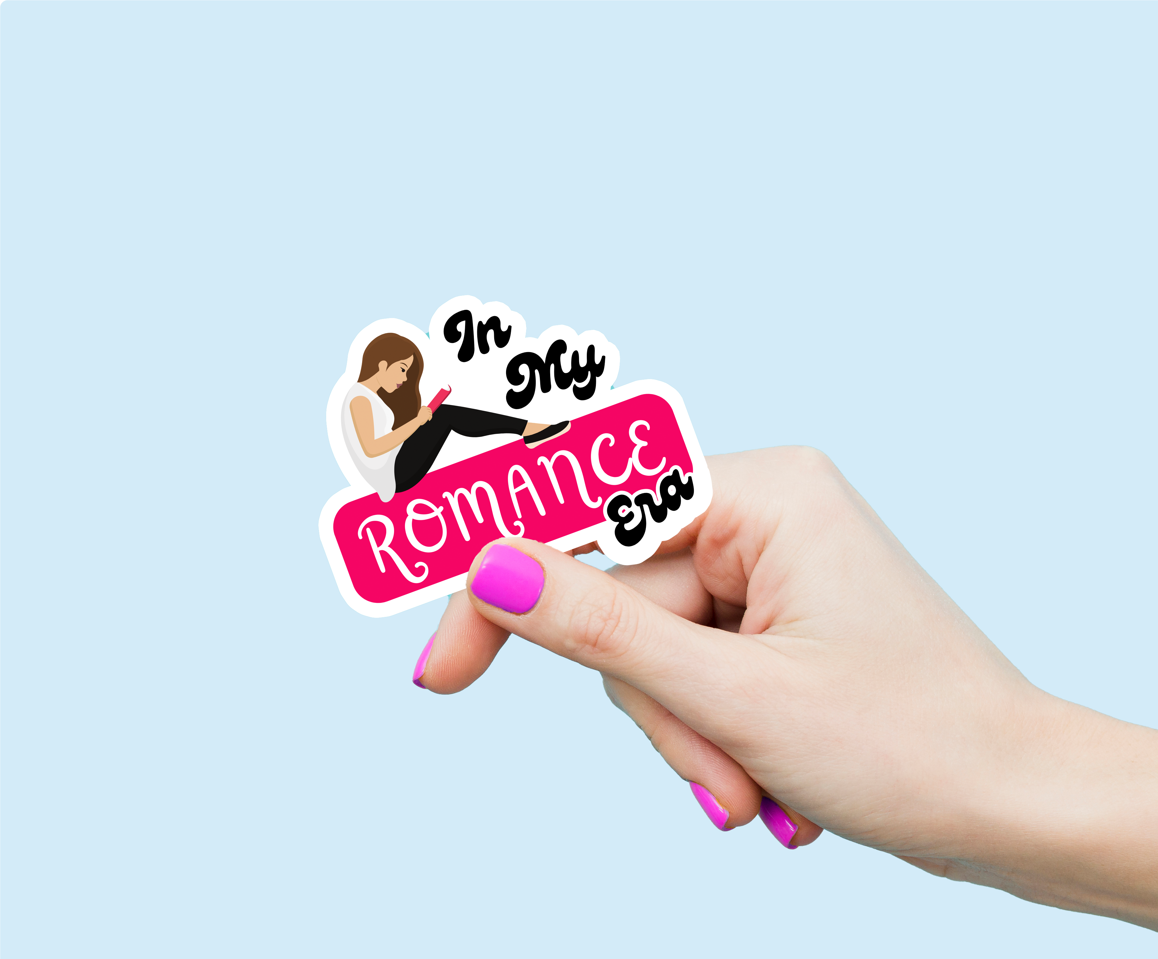 In My Romance Era Weatherproof Vinyl Sticker-0